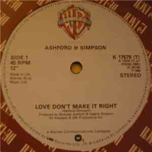 Ashford & Simpson - Love Don't Make It Right / Bourgie Bourgie