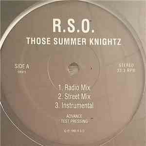 R.S.O - Those Summer Knightz / You'll Never Know