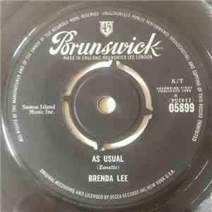 Brenda Lee - As Usual / Lonely Lonely Lonely Me