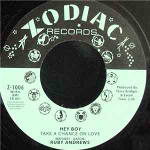 Ruby Andrews - Hey Boy Take A Chance On Love / Just Loving You
