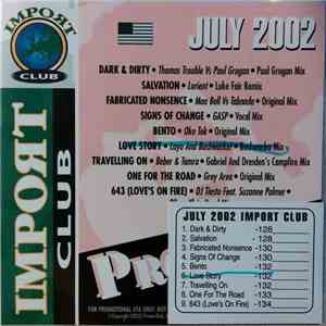 Various - Promo Only Import Club: July 2002