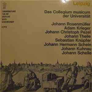 Johann Rosenmüller, Adam Krieger, Johann Christoph Pezel, Johann Theile, Se ...