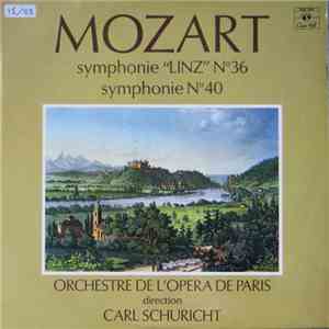 Mozart, Orchestre National De L'Opera De Paris Direction Carl Schuricht - S ...
