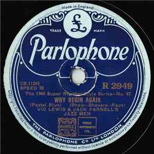 Vic Lewis & Jack Parnell's Jazz Men - Why Begin Again (Pastel Blue) / Sugar