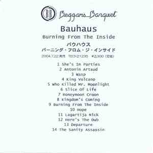 Bauhaus - Burning From The Inside