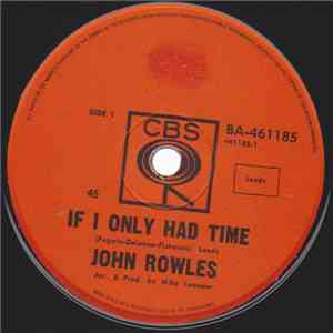 John Rowles - If I Only Had Time