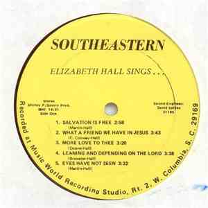 Elizabeth Hall - Elizabeth Hall Sings...