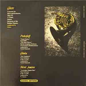Gliere, Prokofieff, Glinka, Fikret Amirov, V. Polek, Orchestra Of The Bolsh ...