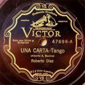 Roberto Díaz - Una Carta / Angustia