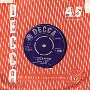 Steve Aldo - Can I Get A Witness / Baby What You Want Me To Do