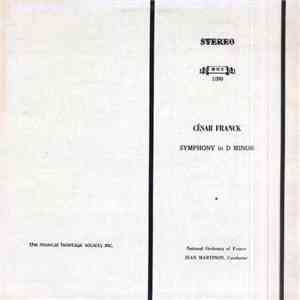 César Franck — National Orchestra Of France - Jean Martinon - Symphony In D ...