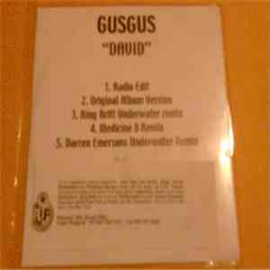 Gus Gus - David