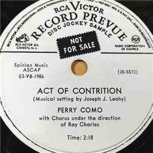 Perry Como - Act of Contrition / Goodnight, Sweet Jesus