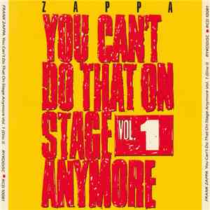 Frank Zappa - You Can't Do That On Stage Anymore Vol. 1