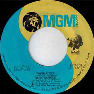 Marie Osmond - Paper Roses / Least Of All You