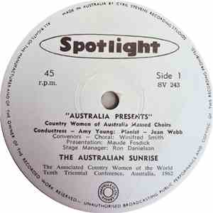 Country Women Of Australia Massed Choirs - Australia Presents