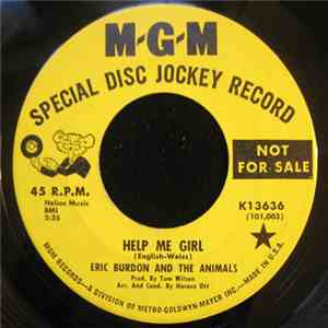 Eric Burdon And The Animals - Help Me Girl / That Ain't Where It's At