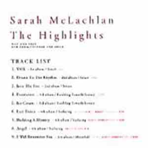 Sarah McLachlan - The Highlights