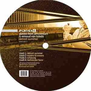 Dimitri From Amsterdam & Reinoud Van Toledo - Detroit Summer