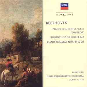 Beethoven, Radu Lupu, Zubin Mehta, Israel Philharmonic Orchestra - Piano Co ...