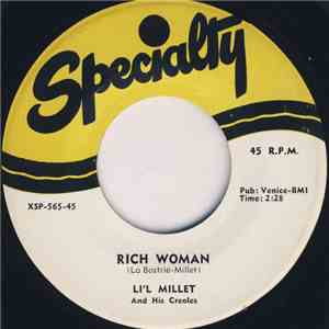 Li'L Millet And His Creoles - Rich Woman / Hopeless Love