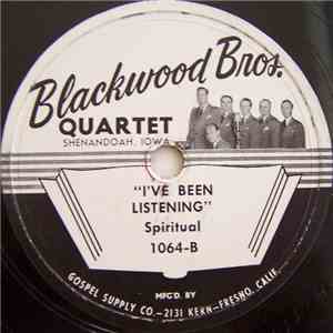 The Blackwood Brothers Quartet - I Won't Have To Cross Jordan Alone / I've  ...