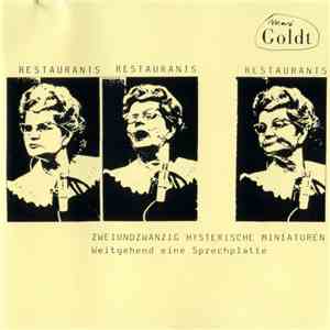 Max Goldt - Restaurants Restaurants Restaurants