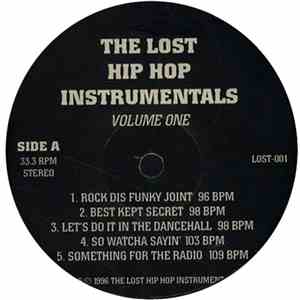 Various - The Lost Hip Hop Instrumentals Volume One