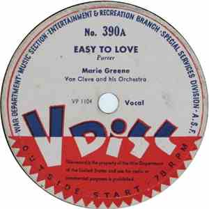 Marie Greene / Ginny Simms - Easy To Love / Don't Ever Change