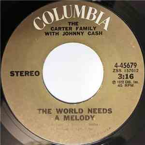 The Carter Family With Johnny Cash / The Carter Family - The World Needs A  ...