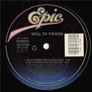 Will To Power - Say It's Gonna Rain (New Remixes)