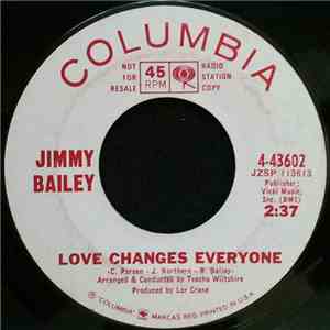 Jimmy Bailey - Love Changes Everyone / Happy Train