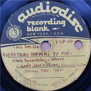 Gloria Ducastaing, Claude Jones , Johnny Pate, Breeze  - Club DeLisa 7-18-50