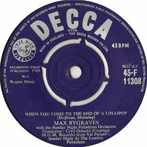 Max Bygraves - When You Come To The End Of A Lollipop