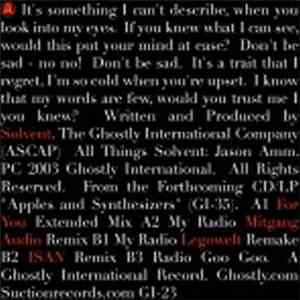 Solvent - Radio Ga Ga Pt. 2