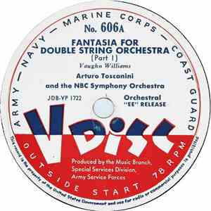 Arturo Toscanini And The NBC Symphony Orchestra - Fantasia For Double Strin ...