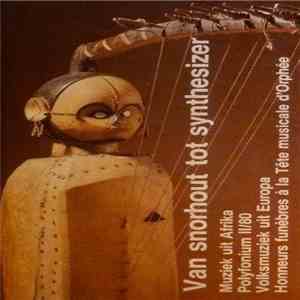 Various - Van Snorhout Tot Synthesizer