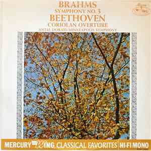 Brahms / Beethoven, Antal Dorati Conducting The Minneapolis Symphony Orches ...