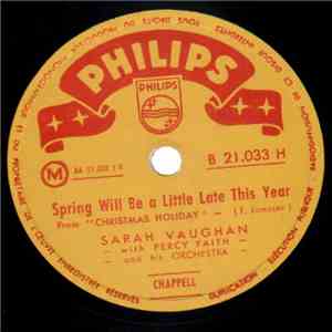 Sarah Vaughan With Percy Faith And His Orchestra - Spring Will Be a Little  ...