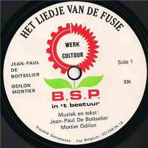 Jean-Paul De Boitselier & Odilon Mortier / Bert Van Hoorick - Het Liedje Va ...