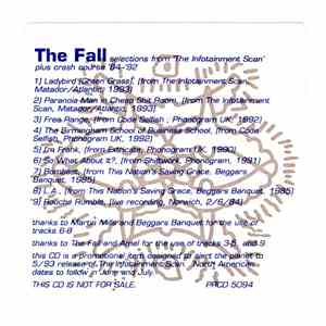 The Fall - Selections From 'The Infotainment Scan' Plus Crash Course '84-'9 ...