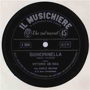 Vittorio De Sica Con Carlo Savina E Il Suo Complesso - Signorinella