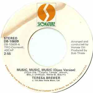 Teresa Brewer - Music, Music, Music (Disco Version) / Where Did The Good Ti ...
