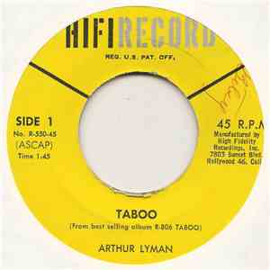 Arthur Lyman - Taboo / Dahil Sayo