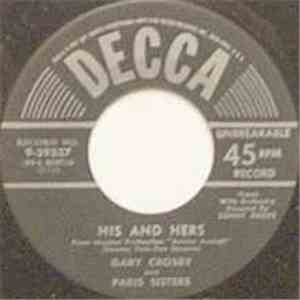 Gary Crosby  & The Paris Sisters - Truly / His And Hers