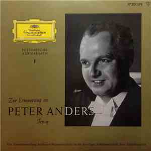 Peter Anders  - Zur Erinnerung An Peter Anders