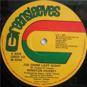 Winston Hussey - Joe Grine Last Night
