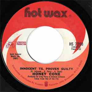 Honey Cone - Innocent Till Proven Guilty / Don't Send Me An Invitation