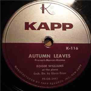 Roger Williams  - Autumn Leaves / Take Care
