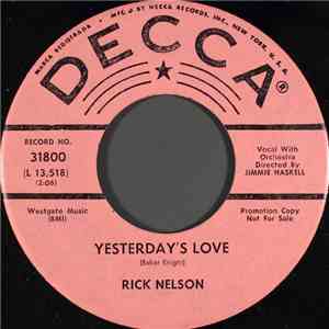 Rick Nelson - Yesterday's Love